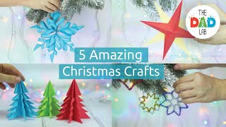 5 easy christmas crafts