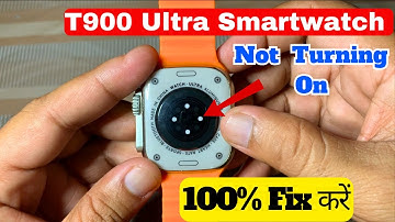 T900 ultra smart watch not turning on solution | T900 ultra smart watch not charging #smartwatch