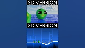 Geometry Dash: 3D version VS 2D version!