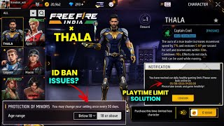 THALA × FREE FIRE INDIA + AGE UPDATE🔥 -