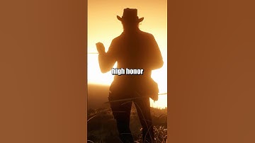 Low Honor VS High Honor Arthur in Red Dead Redemption 2 #shorts