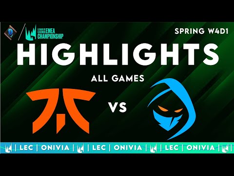 FNC vs RGE ALL GAMES Highlights | LEC Spring 2025 | Fnatic vs Rogue by Onivia