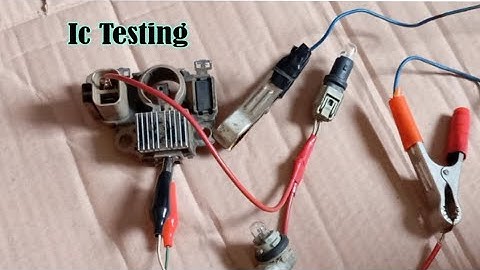 How to test IC regulator of a alternator  two points IC part 1 | IC Regulator test with multi meter