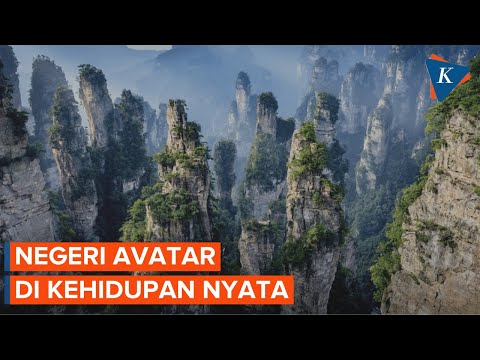 Indahnya Panorama Pegunungan Avatar di China