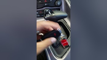 Manual start 2016 dodge challenger  (dead keyfob)