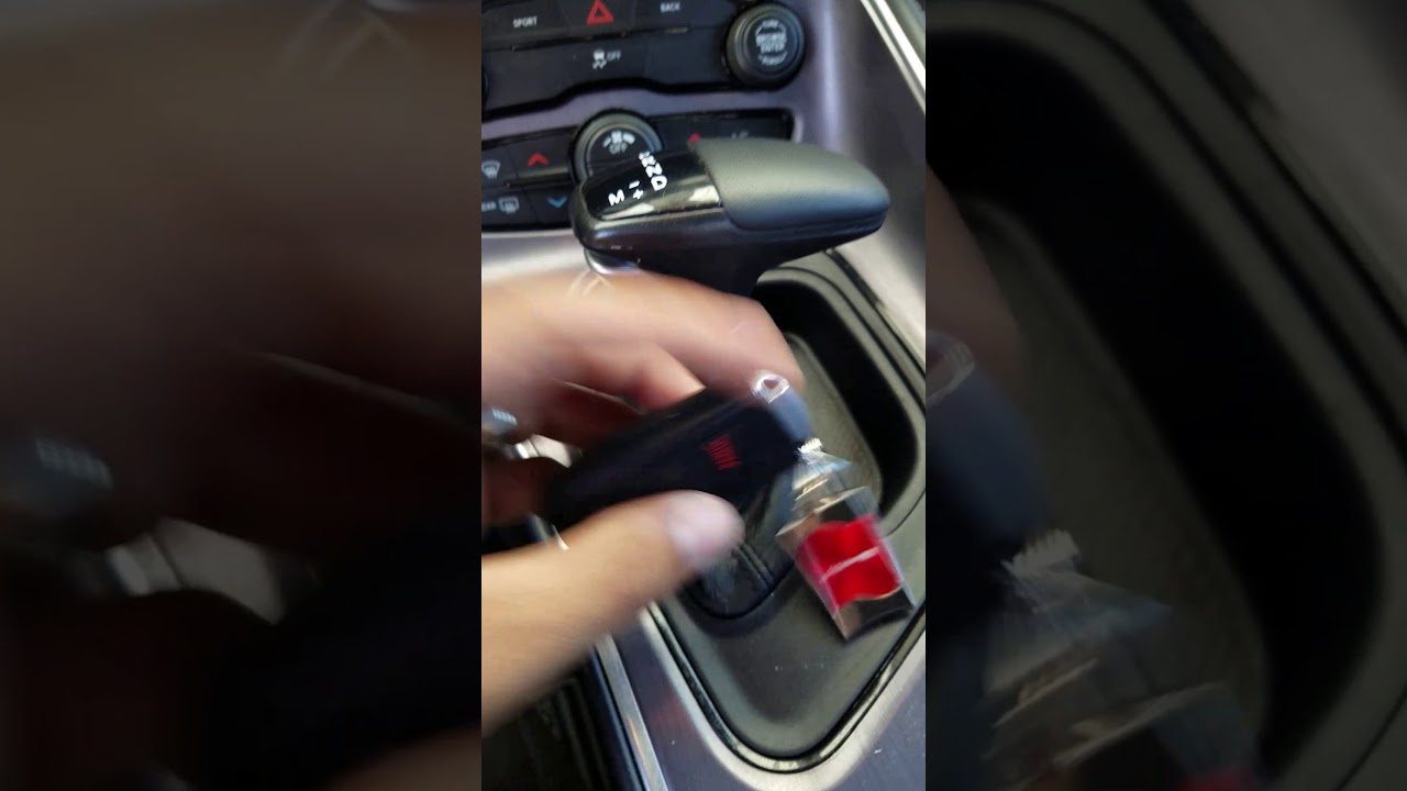 Manual Start 2016 Dodge Challenger  (Dead Keyfob)