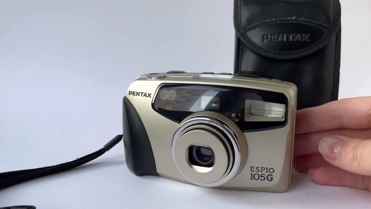 35mm film camera Pentax 105 G AF - YouTube