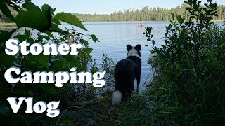 STONER CAMPING VLOG - Part2 | Fishing With Seabass | Nature Sesh on Crown Land