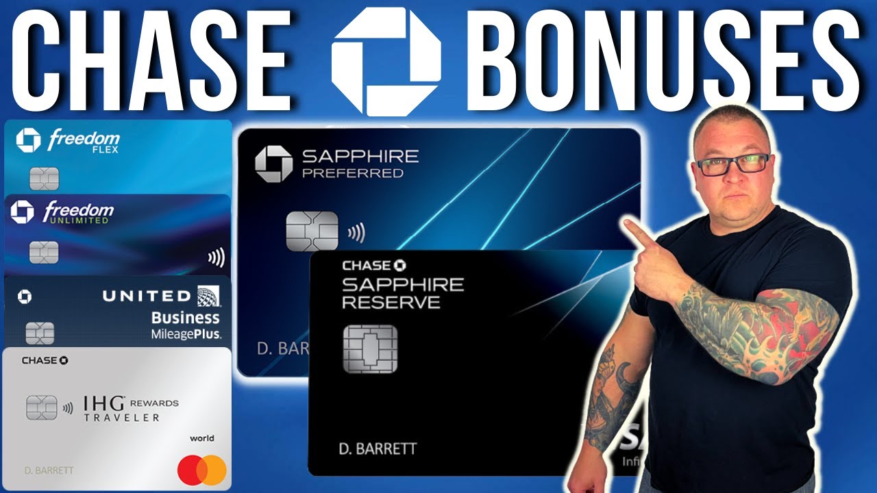 New Chase Credit Cards Bonuses 2022 YouTube
