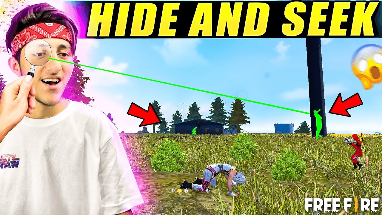 Playing Hide And Seek On Mill Finding These Noob Hackers 😂 In Free Fire 