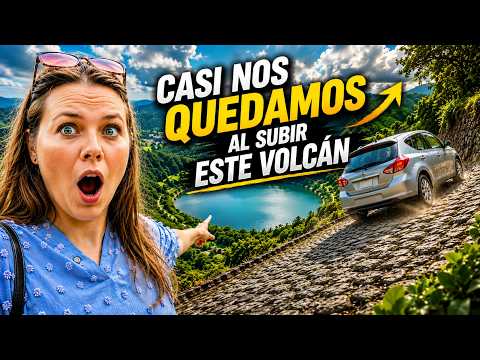 El peor ERROR fue subir este volcán en carro Sedán... ¡Casi nos quedamos! 😱