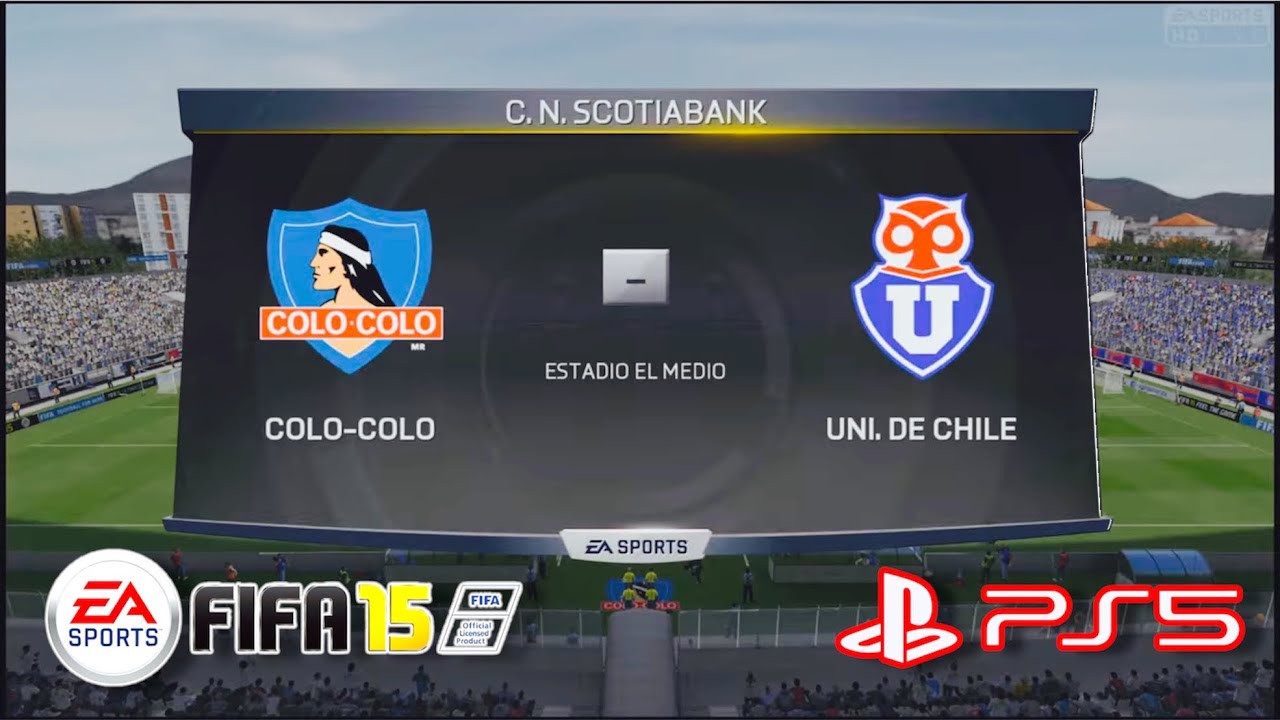 FIFA 15 Colo-Colo vs U. De Chile Gameplay PS5 2026