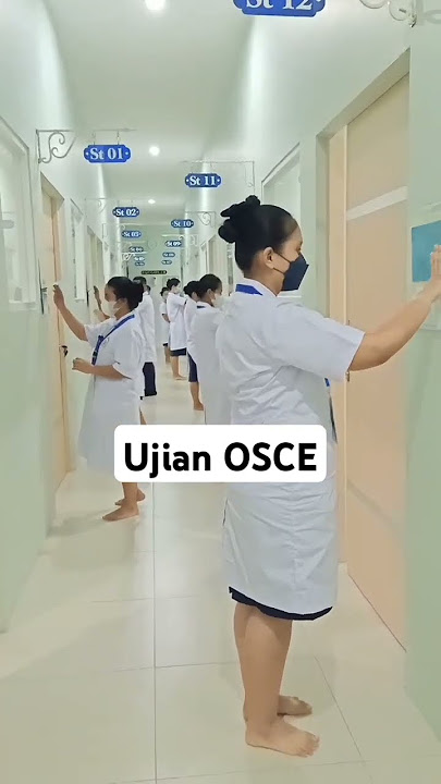 Perasaan deg deg an saat akan masuk ruang ujian pada ujian OSCE😃 #OSCE