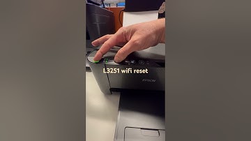 Epson L3251 wifi reset