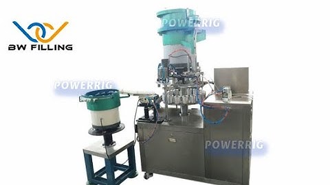 Glue Filling Machine: One minute to show you how does machine fill and cap automatically