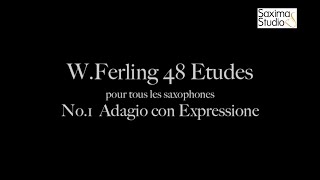 〈 Etude No.1 〉from W.Ferling 48 ETUDES - Play Along