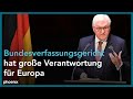 Wechsel am Bundesverfassungsgericht mit Rede Bundespräsident Steinmeier
