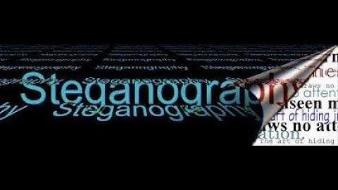 What is Steganography? ||hiding data in images? || Mainly used by hackers