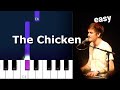 Bo Burnham - The Chicken ~  EASY PIANO TUTORIAL with lyrics