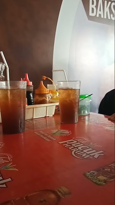 seger bener minum es teh siang siang