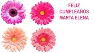 MartaElena   Flowers & Flores - Happy Birthday