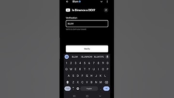 Is Binance a DEX? | Blum Verify Code | Blum