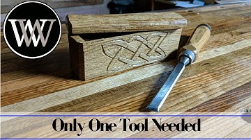 Making a Box With Only a Chisel | Hand Tool Woodworking Challenge