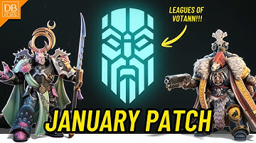 Tacticus - January Patch Notes | VOTANN CONFIRMED!  New Space Wolf?