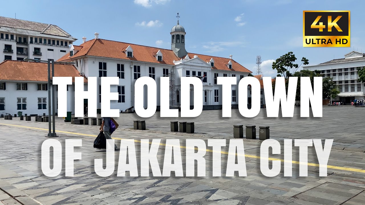 Walking Through Old Town Jakarta 4K | Indonesia City Walk
