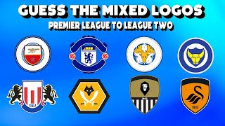 Guess The Mixed Premier League to League Two Logos | Logo Quiz | English Football Quiz