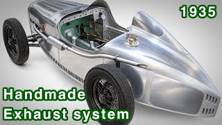 Making a Handmade exhaust system for a vintage car - Austin 7 special