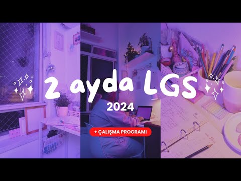 Son 2 Ayda LGS Kazanmak 💪 + LGS Çalışma Programı / Gün Düzeni / LGS 2024 Tayfa