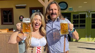 We went to OKTOBERFEST and it was chaotic