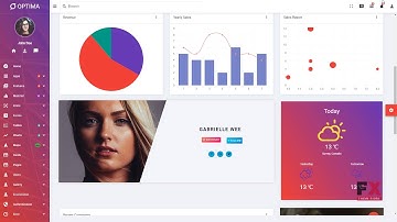 Optima - Angular 5 Material Design Admin Template        Kenrick Shin