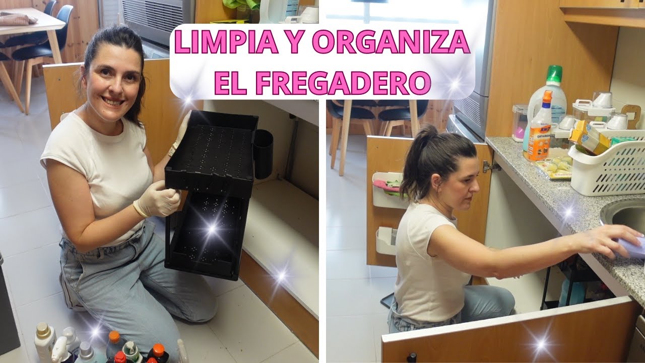 COMO Organizar DEBAJO del FREGADERO ✨ ideas y motivación