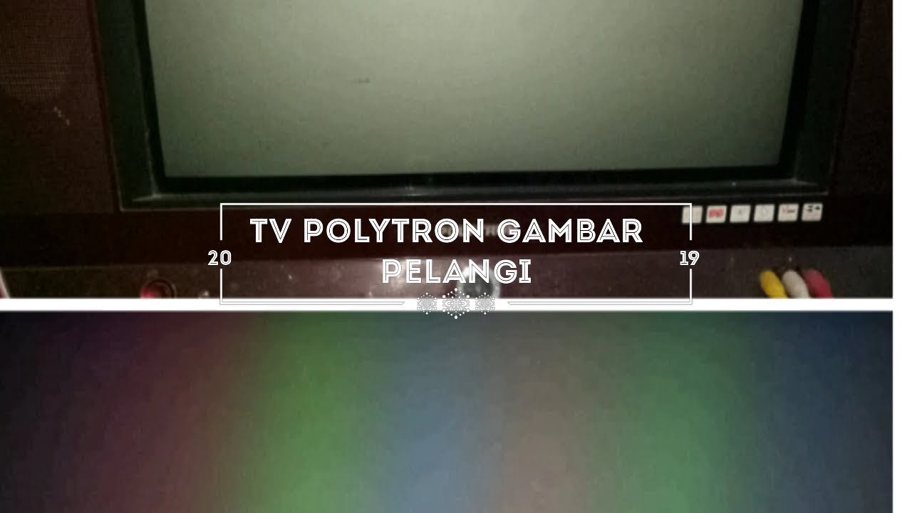 tv polytron gambar pelangi YouTube