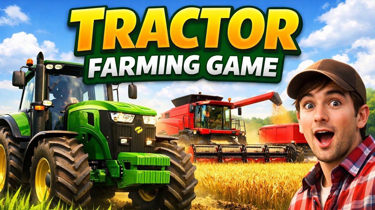 Tractor Farming Simulator Game 🚜 | Farming Simulator 18 Realistic Tractor Gameplay