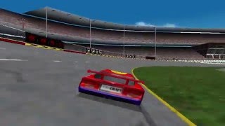 Viper Racing (PC Game 1998) - A lap in Bemidji screenshot 4