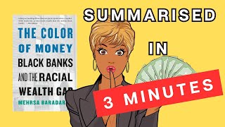 The Color of Money: A 3 Minute Summary