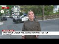 Police presence on Easton Avenue in Waterbury