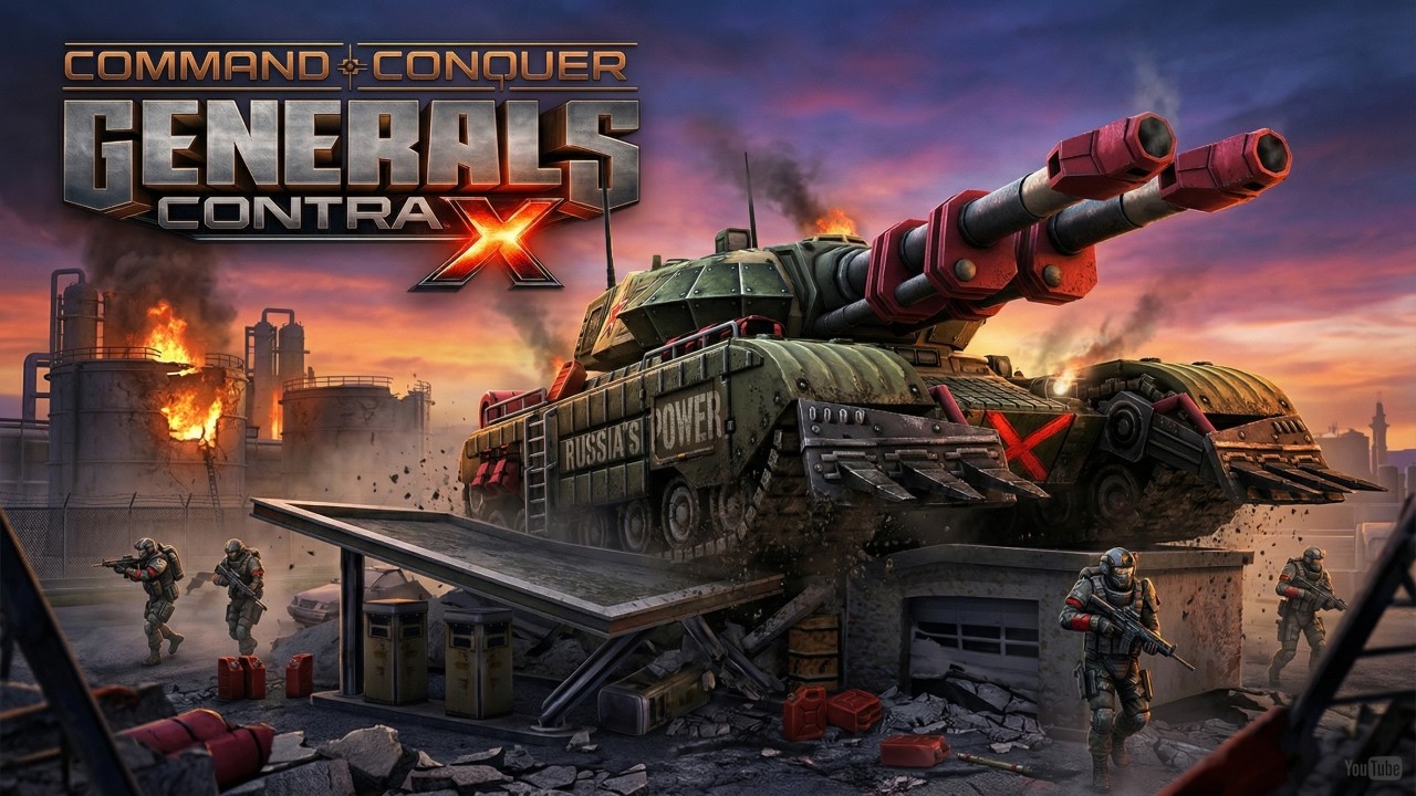 Command & Conquer Generals [Contra!!! +++ Mod] - Russia's Power vs ...