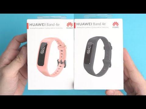Huawei Band 4e Active Unboxing - Graphite Black and Mineral Red