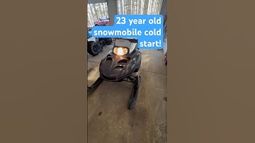 2000 Arctic Cat 370 Z cold start 25F not super cold out but old snowmobile still starts great!