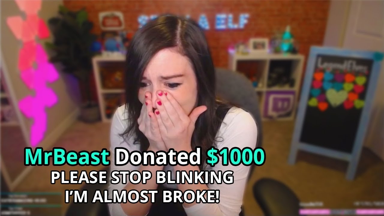 I Donated 1000 Every Time She Blinked Fortnite Streamers Youtube - reacting to tofuu donating 1 000 to roblox twitch streamers