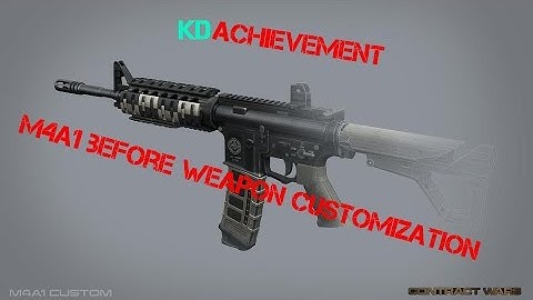 M4A1 Before Weapon Customization  BY (KrevA)