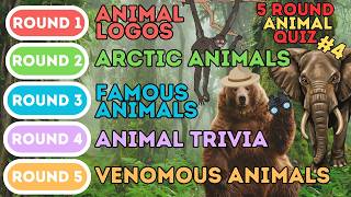 The 5 Round Animal Quiz | Animal Logos, Arctic, Famous Animals, Trivia & Venomous (4)