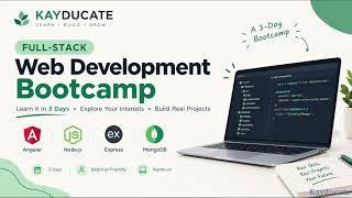 part 1 Intro| Zero to Full Stack | build real world web application in 3 days | beginner |mean stack