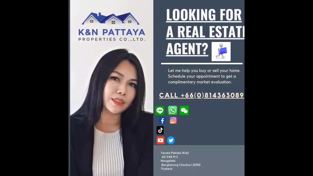 แนะนำตัว "Kat real estate agent Pattaya-BKK "