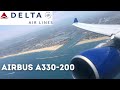 Delta A330-200 takeoff from LAX to JFK