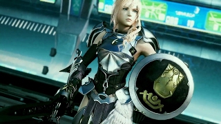 Dissidia: Final Fantasy NT Lightning Gameplay - E3 2017